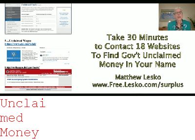 unclaimed Money Seattle